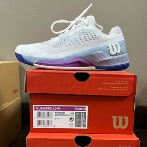 WILSON Rush Pro 4.0 Tennis Court Shoe Women’s